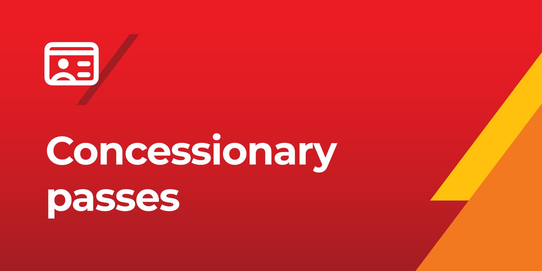 Concessionary travel