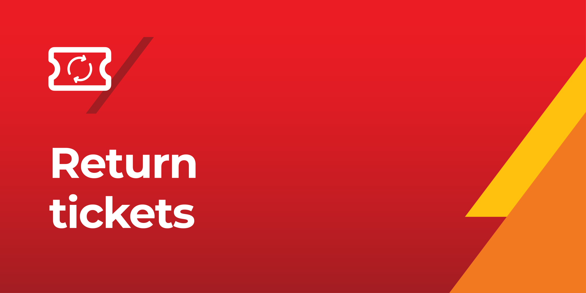 Return tickets
